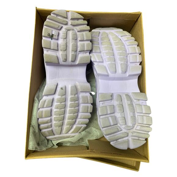 Niluber Womens Size 9 Purple Faux Leather Lace Up Chunky Platform Sheakers Shoes - Picture 7 of 7